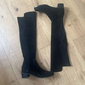 Stuart Weitzman Black Over the Knee Boots